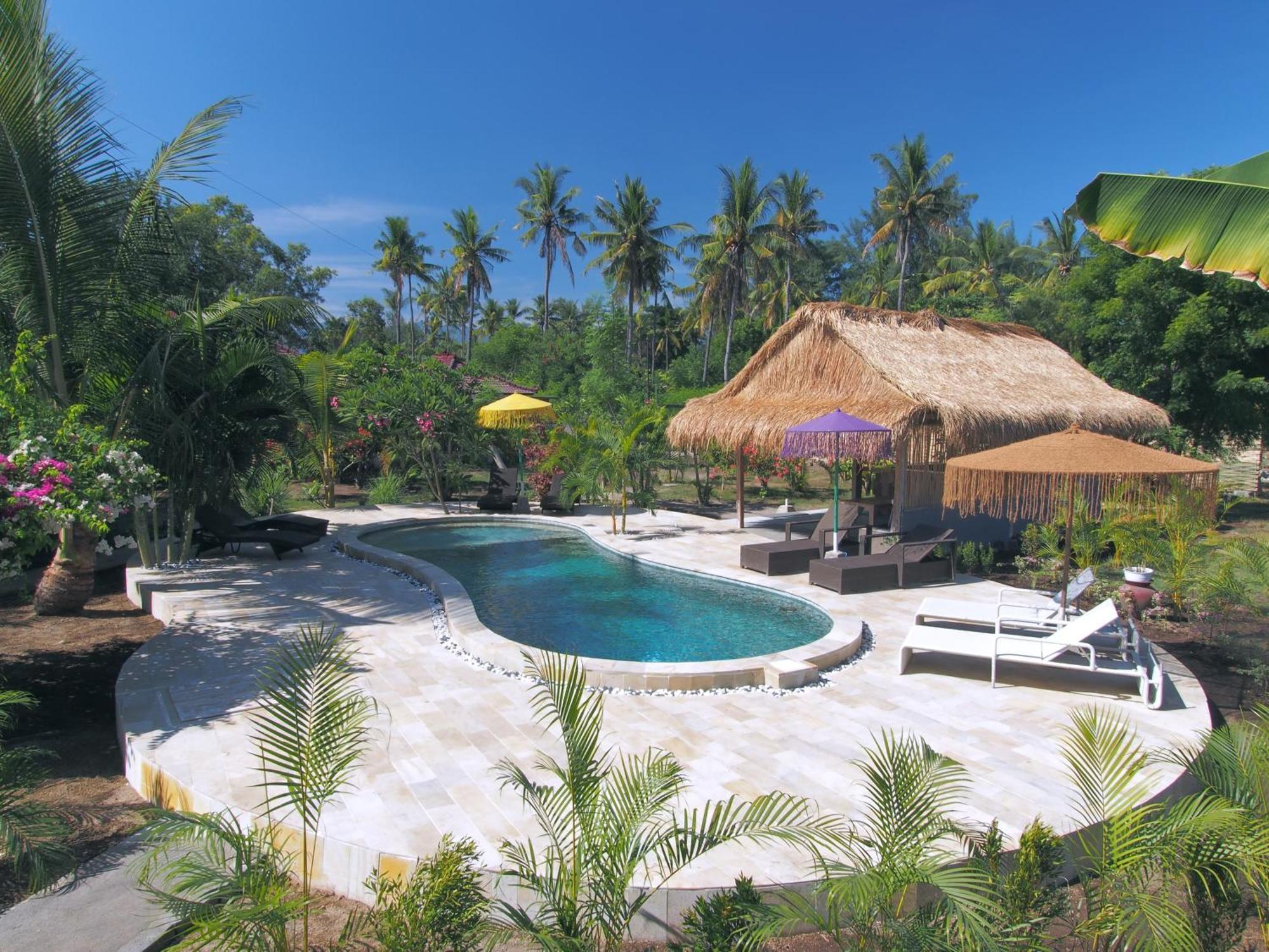 Coco Breeze Spa Hotel Gili Air Esterno foto